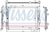 Kühler, Motorkühlung | NISSENS (67364)