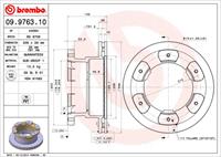 1 Disque De Frein Brembo 09.9763.10