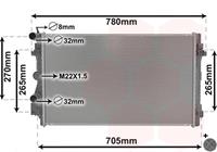 audi RADIATEUR BENZINE 1.4 TFSi - 136Kw, 188Kw 76002021