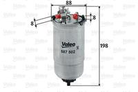 Kraftstofffilter | Valeo (587502)