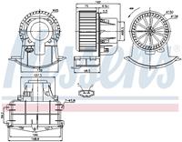 Volkswagen Kachelventilator 87033