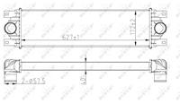 NRF Ladeluftkühler 30874 Intercooler RENAULT TRUCKS,MASCOTT Pritsche/Fahrgestell,MASCOTT Kasten/Kombi