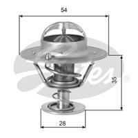 Thermostaat, koelvloeistof GATES, u.a. für Ford, Hyundai, Peugeot, VW, KIA, Ford Australia, Ford Usa