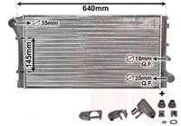 vanwezel VAN WEZEL Wasserkühler 17002295 Kühler,Motorkühler FIAT,PANDA 169,PANDA Van 169