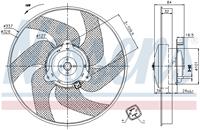 citroen Koelventilator 85666