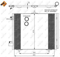 citroen Condensor, airconditioning