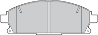 Bremsbelagsatz, Scheibenbremse Vorderachse Valeo 301452