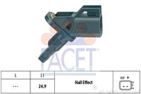 Sensor, Raddrehzahl Vorderachse Facet 21.0002