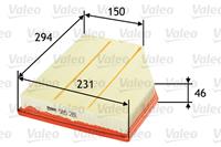 Luftfilter | Valeo (585281)