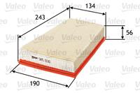 Luchtfilter Valeo, u.a. für Renault