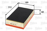 Valeo Luftfilter 585204  VW,TRANSPORTER V Bus 7HB, 7HJ, 7EB, 7EJ, 7EF,MULTIVAN V 7HM, 7HN, 7HF, 7EF, 7EM, 7EN,TRANSPORTER V Kasten 7HA, 7HH, 7EA, 7EH