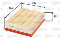 Luchtfilter Valeo, u.a. für Audi, Seat