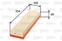 Valeo Luchtfilter PEUGEOT,CITROËN 585114 1444CQ,1444FC,1444TL  1444CQ,1444TL