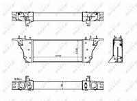 nissan Intercooler, inlaatluchtkoeler 30928