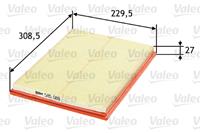 Luchtfilter Valeo, u.a. für Opel, Irmscher, Vauxhall