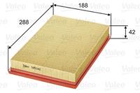 Valeo Luftfilter 585042  VW,SKODA,SEAT,GOLF IV 1J1,GOLF V 1K1,POLO 9N_,GOLF PLUS 5M1, 521,GOLF IV Variant 1J5,CADDY III Kombi 2KB, 2KJ, 2CB, 2CJ