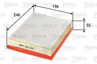 Valeo Luftfilter 585158  RENAULT,LAGUNA III Grandtour KT0/1,LAGUNA III BT0/1,LAGUNA Coupe DT0/1,LATITUDE L70_