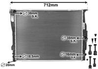 bmw Radiateur E87/e90/e91 25/30 At 05- 06002303