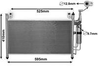 CONDENSOR MAZDA2 13i/15i/14-deurs 07-