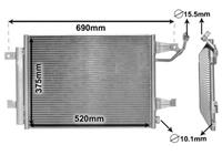 mitsubishi Condensor Colt 6 All 04- 32005177