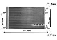 vanwezel VAN WEZEL Klimakondensator 37005499 Kondensator,Klimakühler OPEL,CHEVROLET,VAUXHALL,ASTRA J Sports Tourer,INSIGNIA Caravan,ASTRA J,ZAFIRA TOURER C P12