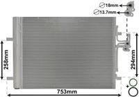 volvo CONDENSOR V70/XC70/S80 DIESEL