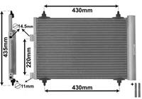 peugeot Airco Condensor -04 1.4 / 1.6 / 2.0