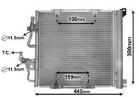 opel AIRCO CONDENSOR 1.7 CDTi