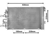 opel Airco Condensor 1.4 / 1.6 Mt/at