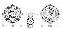mercedes-benz Koppeling, radiateurventilator