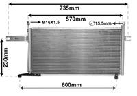 nissan AIRCO CONDENSOR