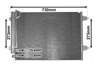 volkswagen AIRCO CONDENSOR 1.6 / 1.6 FSi / 2.0 FSi / 1.9 TDi / 2.0 TDi
