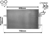 volvo Airco Condensor 1.6 / 1.8 / 2.0 59005140