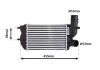 citroen INTERCOOLER BOXER/JUMPER/DUCATO TD