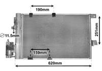 opel AIRCO CONDENSOR 2.0 Diesel/benz 1.6/1.8/2.0 -02