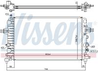 Kühler, Motorkühlung | NISSENS (63028A)