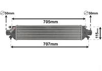 Abarth INTERCOOLER GRANDE PUNTO 16MJTD handgeschakeld 17004321