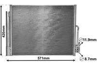 vanwezel VAN WEZEL Klimakondensator 37005560 Kondensator,Klimakühler OPEL,MERIVA B