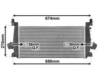 opel INTERCOOLER ASTRA J 1.6i/1.7CDTi