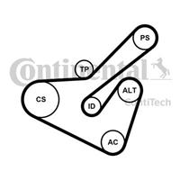 citroen Multiriem set 6PK1725K2