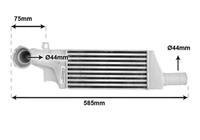 opel INTERCOOLER CORSA C 1.3CDTi/1.7CDTi