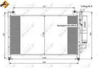 Condensor, airconditioning EASY FIT NRF, u.a. für Mazda