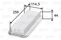 Valeo Luchtfilter SUBARU,PEUGEOT,TOYOTA 585059 1444PW,1444RH,1444XA  1780123030,1780123030000,1444PV,1444RG,1444XA,178010J020,1780123030