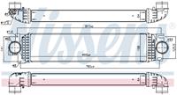 Intercooler, inlaatluchtkoeler NISSENS, u.a. für Ford, Ford Usa