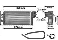 peugeot Kachelradiateur 1.6 / 1.8 40006199