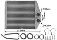 vanwezel Kachelradiateur, interieurverwarming VAN WEZEL, u.a. für Opel