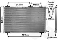 peugeot AIRCO CONDENSOR
