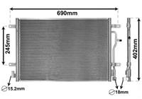 audi AIRCO CONDENSOR 03005199