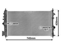 vanwezel Kühler, Motorkühlung Van Wezel 37002474