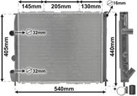 renault RADIATEUR BENZINE 1.2 8V met AIRCO 43002268